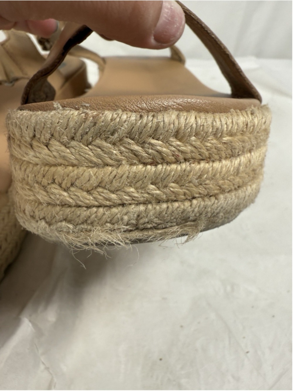 Sorel Cameron Wedge Cork Slingback Sandal Size 7 BEIGE - Picture 15 of 16